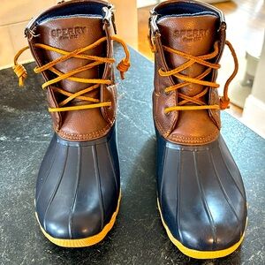 Sperry Rain boots girls size 5